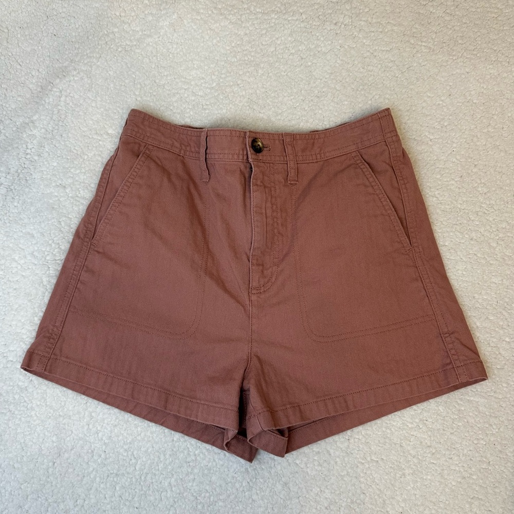 Madewell dusty pink shorts